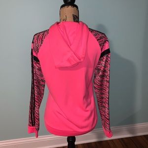 adidas Tops | Womens M Hot Pink Black Adidas Sweatshirt | Poshmark